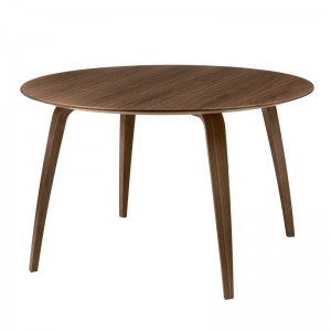 Mesa de comedor Gubi Dining table round 120 cm nogal en Moises Showroom