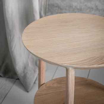ambiente detalle mesa Bok auxiliar roble Ethnicraft ambiente detalle mesa Bok auxiliar roble Ethnicraft
