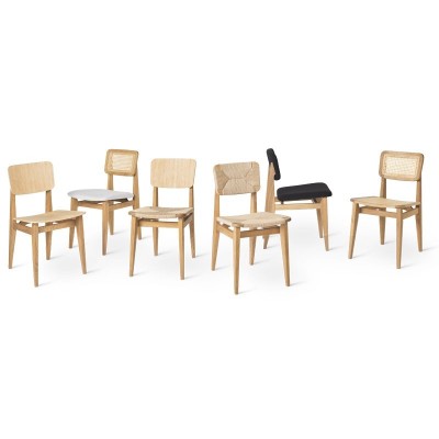 Silla C-Chair Dining Chair de Gubi sin tapizado en Moises Showroom