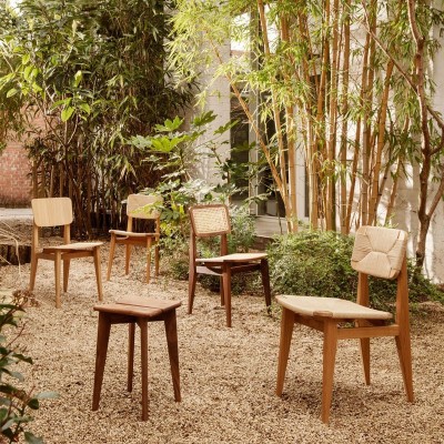 Silla C-Chair Dining Chair de Gubi sin tapizado en Moises Showroom