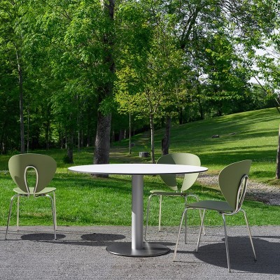 mesa de exterior Zero HPL blanco Stua mesa de exterior Zero HPL blanco Stua