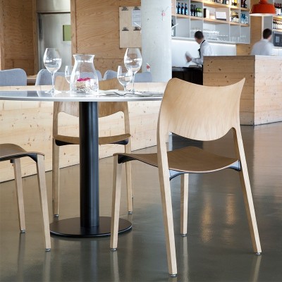 ambiente interior con Mesa Zero diámetro 90 ambiente interior con Mesa Zero diámetro 90