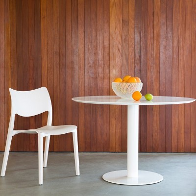 mesa redonda Stua Zero color blanco mesa redonda Stua Zero color blanco