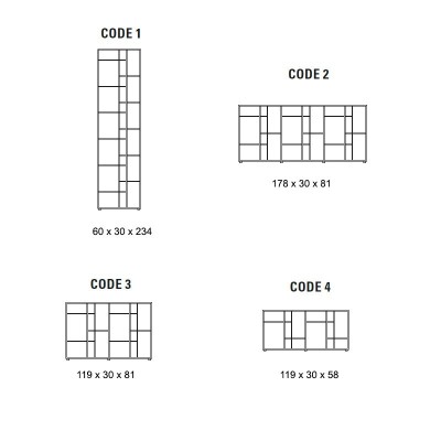 medidas estantería Code Zeitraum