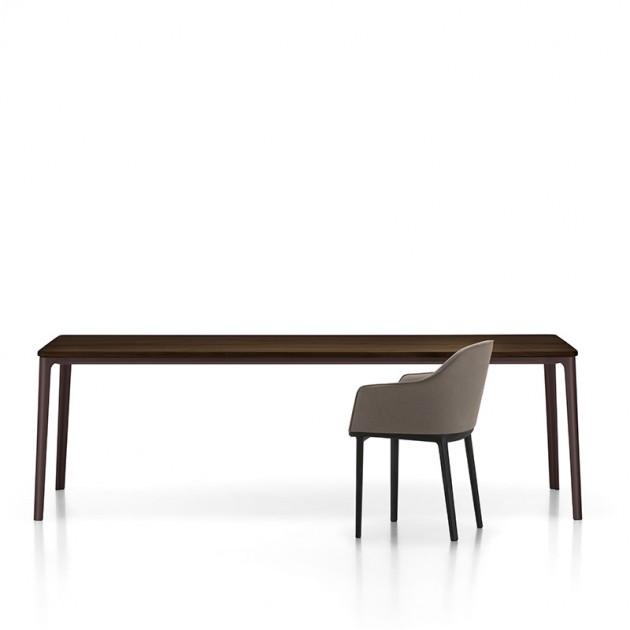 Plate dining table roble ahumado Vitra