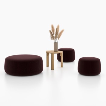 poufs Mole y mesa auxiliar Domus de Omelette poufs Mole y mesa auxiliar Domus de Omelette