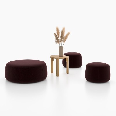 poufs Mole y mesa auxiliar Domus de Omelette poufs Mole y mesa auxiliar Domus de Omelette