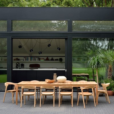 mesa comedor 250 exterior Bok teca Ethnicraft mesa comedor 250 exterior Bok teca Ethnicraft