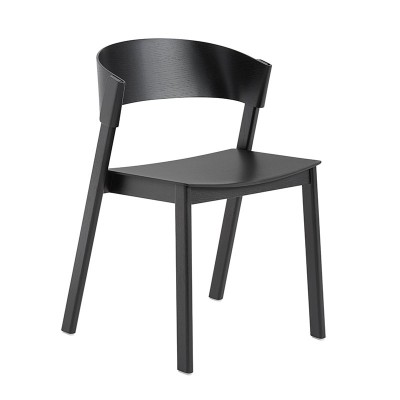 Silla Cover side chair black de Muuto en Moises Showroom Silla Cover side chair black de Muuto en Moises Showroom