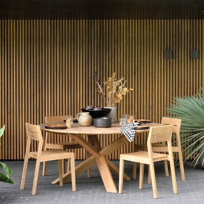 velada exterior mesa comedor Circle exterior Ethnicraft