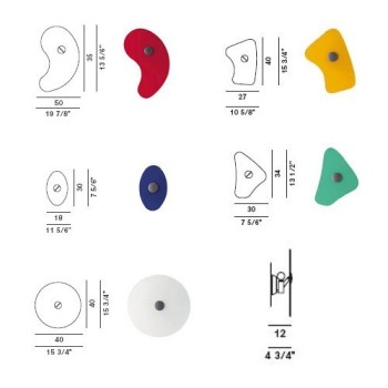 Luz de parede de bits - Foscarini Luz de parede de bits - Foscarini