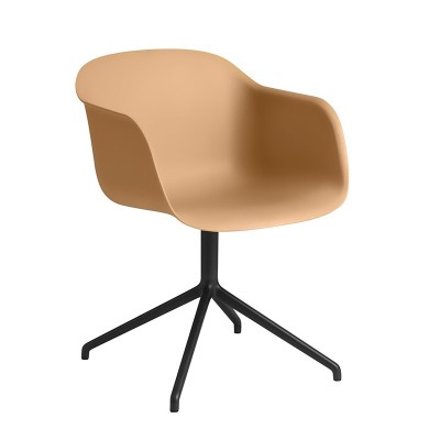 Fauteuil en fibre Chaise à base pivotante sans retour automatique de Muuto Fauteuil en fibre Chaise à base pivotante sans retour automatique de Muuto