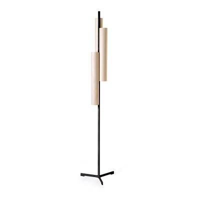 Lampara de pie Black note blanca pie negro LZF