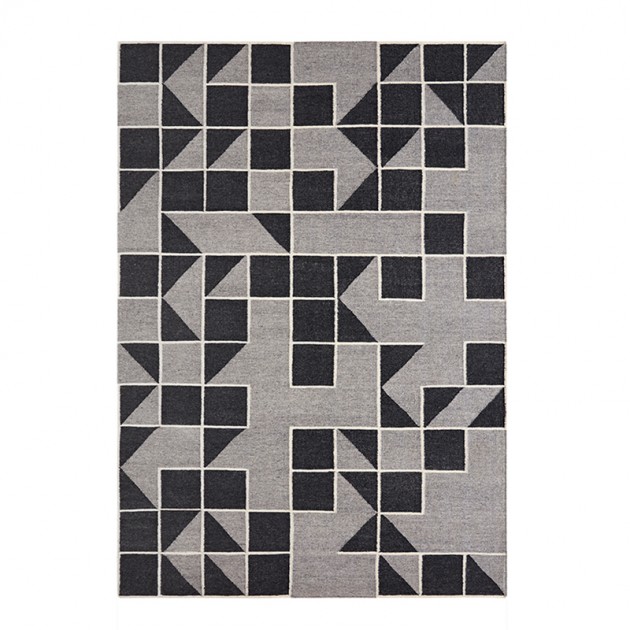 Alfombra Kilim Modica Grey de Gan Rugs en Moises Showroom