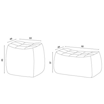 medidas poufs Yam Northern medidas poufs Yam Northern