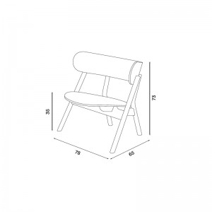 medidas butaca Oaki Northern