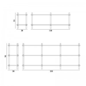medidas Estantería Jam Normann Copenhagen
