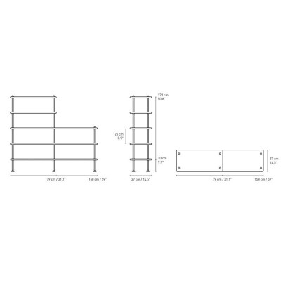 estantería formato 2 BM0253 Carl Hansen estantería formato 2 BM0253 Carl Hansen