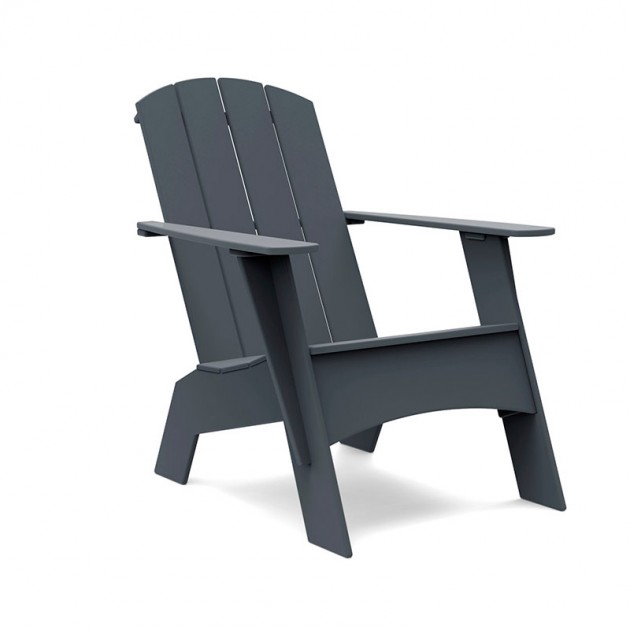 butaca Adirondack alta respaldo curve charcoal Loll Designs