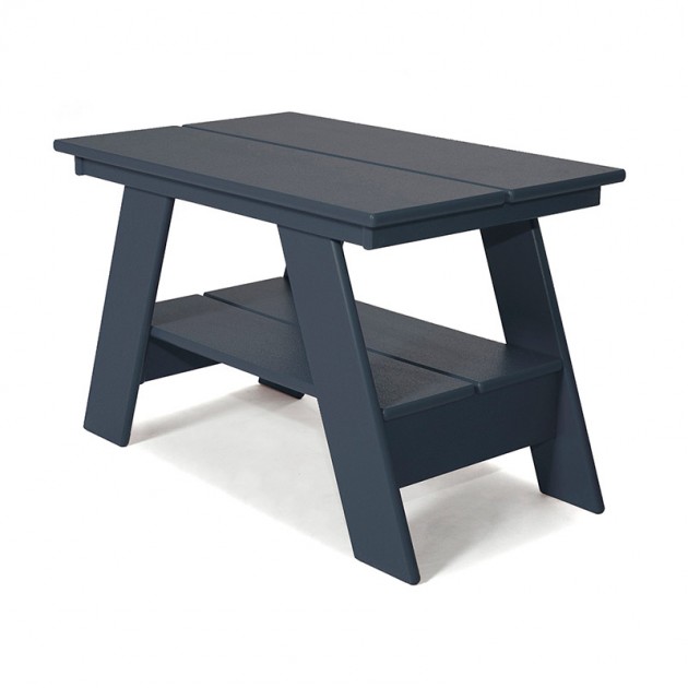 mesa auxiliar Adirondack gris charcoal Loll designs