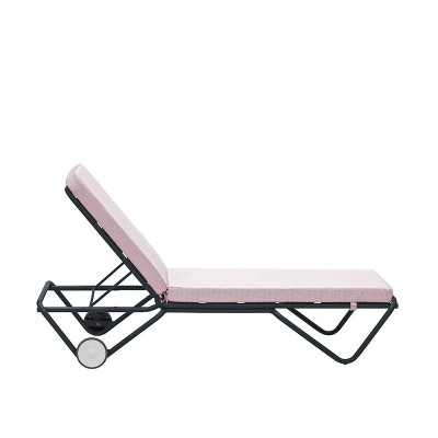 Isimar Barceloneta sun lounger with wheels and mat Isimar Barceloneta sun lounger with wheels and mat