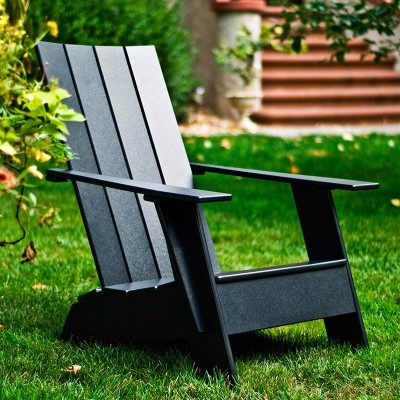 jardín con Butaca Adirondack charcoal flat Loll Designs jardín con Butaca Adirondack charcoal flat Loll Designs