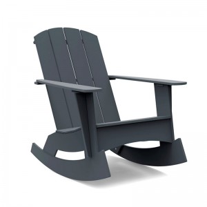 Mecedora Adirondack Curve charcoal Loll designs