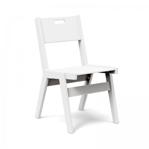 silla de comedor Alfresco handle Loll designs blanca