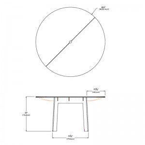 medidas mesa comedor Fresh air Loll designs