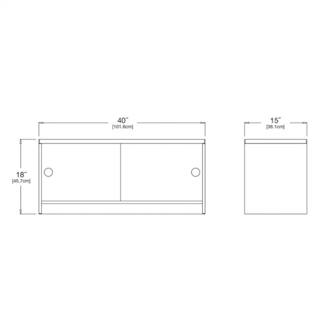 medida mueble Slider Credenza Loll designs