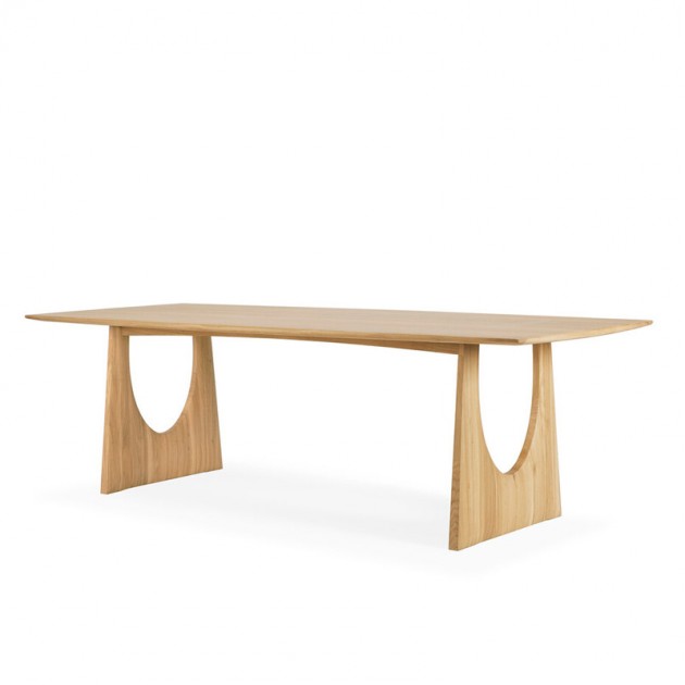 mesa de comedor Geometric Ethnicraft roble