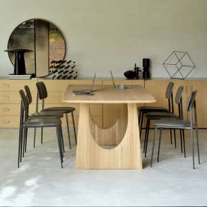 ambiente mesa de comedor Geometric Ethnicraft roble