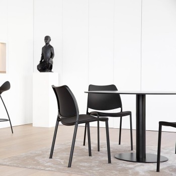 sillas Gas negro Stua sillas Gas negro Stua