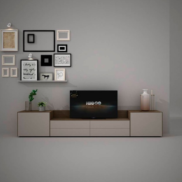 Mueble TV Freestyle de Arlex, composición 70.