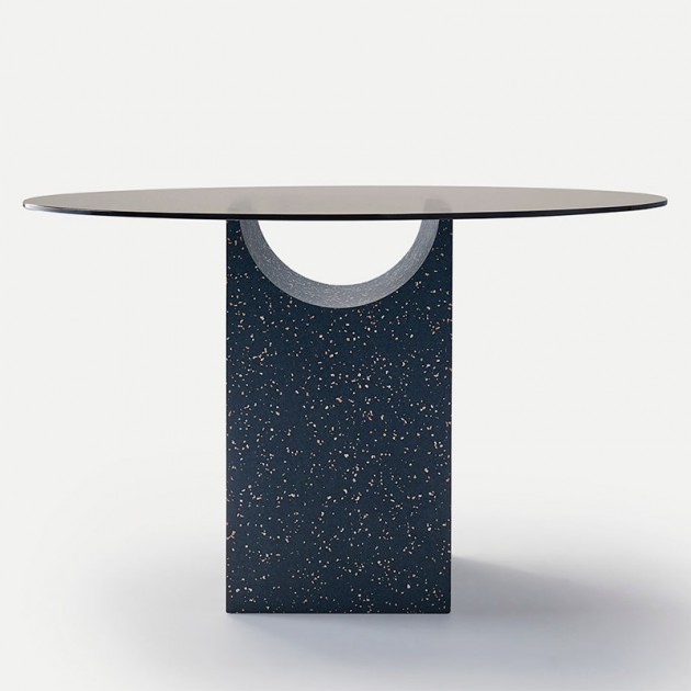 mesa comedor redonda Vestige base IQ surface Sancal