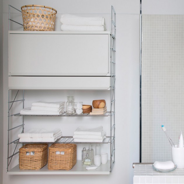 cajón Tria shelving system blanco Mobles 114