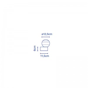 medidas aplique Dipping Light A1-13 Marset