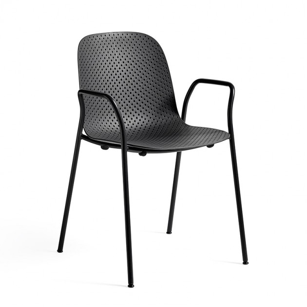 Silla 13Eighty armchair HAY negra