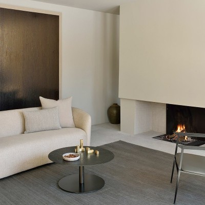 ambiente detalle sofá 3 plazas Ellipse Ethnicraft oatmeal
