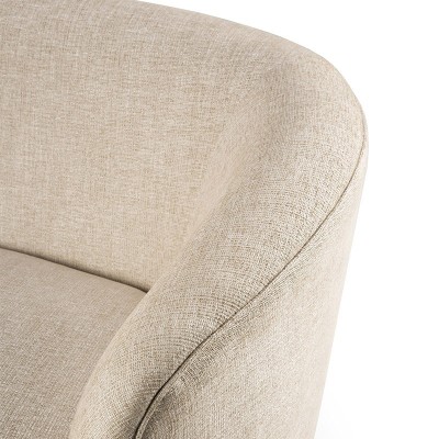detalle respaldo sofá 3 plazas Ellipse Ethnicraft color oatmeal detalle respaldo sofá 3 plazas Ellipse Ethnicraft color oatmeal
