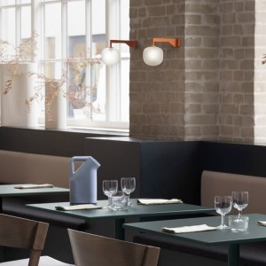 comedor Rime wall lamps Muuto naranja