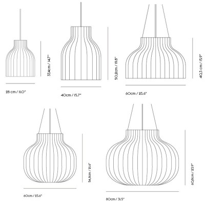 medidas Strand pendant lamp Muuto medidas Strand pendant lamp Muuto