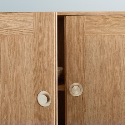 detalle puerta cabinet FK63 Bookcase system Carl Hansen detalle puerta cabinet FK63 Bookcase system Carl Hansen