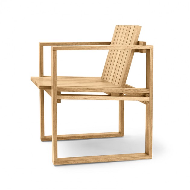 Silla BK10 Outdoor Carl Hansen teca sin tratar