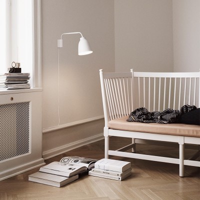 Lámpara Caravaggio Read de Fritz Hansen color Blanco