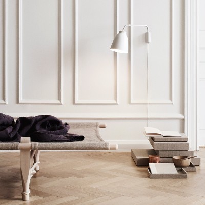 Lámpara Caravaggio Read de Fritz Hansen color Blanco
