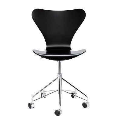 Fritz Hansen silla Series 7 con ruedas Fritz Hansen silla Series 7 con ruedas
