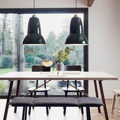 ambiente comedor Lámpara suspensión Original 1227 Giant brass Anglepoise