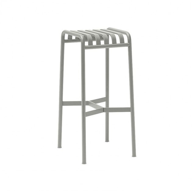 Palissade Bar Stool light grey HAY