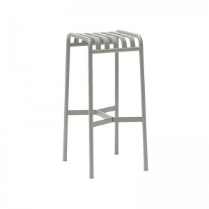 Palissade Bar Stool light grey HAY